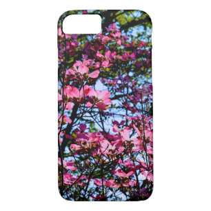 Pink flowering Dogwood tree pink floral flowers iPhone 8/7 Case