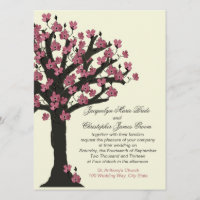 Pink Flowering Dogwood Tree Wedding