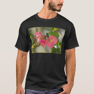 Pink Flowering Quince Glow T-Shirt