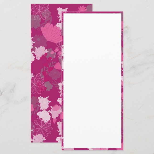 pink flowers (Front/Back)