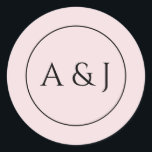 Pink Flowers and Lanterns Classic Round Sticker<br><div class="desc">A perfect addition to our Pink Flowers and Lanterns Invite! We are happy to customise this further for you,  please feel free to send us a message for assistance.</div>
