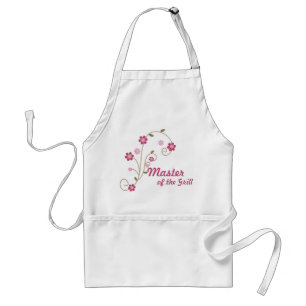 Pink Flowers Apron