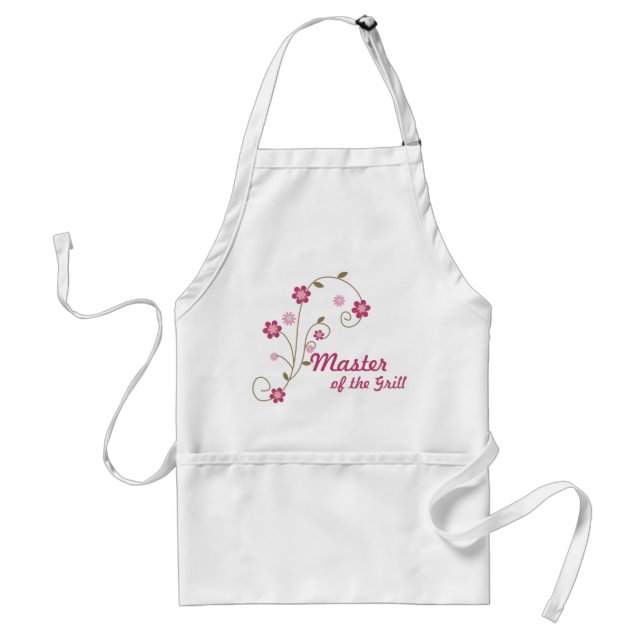 Pink Flowers Apron (Front)