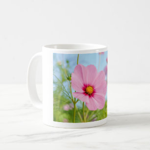 Pink Flowers Bloom Mug