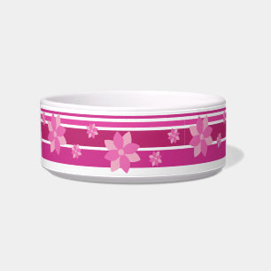 Pink Flowers Bowl