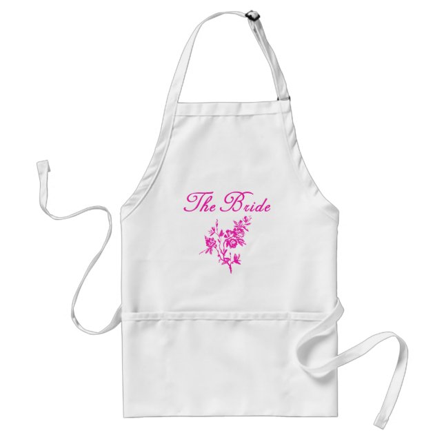 Pink Flowers Bride Products Standard Apron (Front)