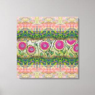 Pink Flowers Canvas Print