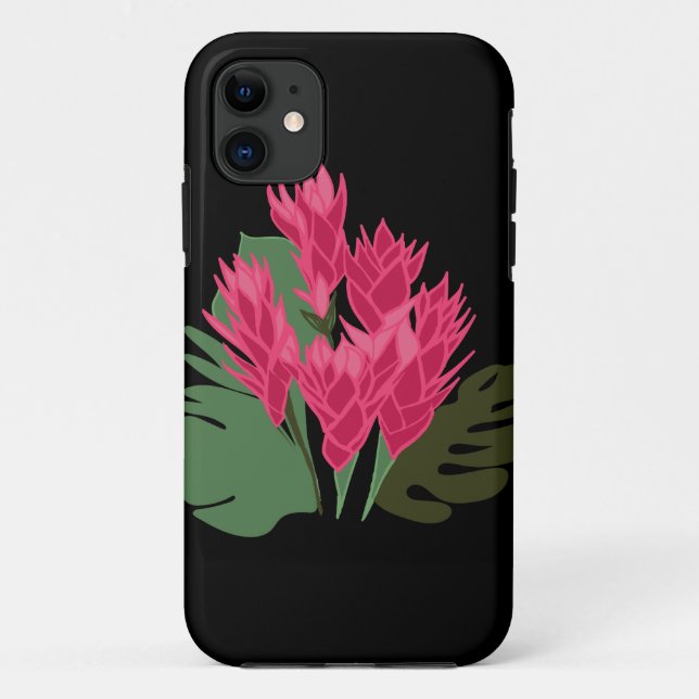 Pink Flowers Case-Mate iPhone Case (Back)