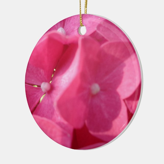 pink flowers ceramic tree decoration (Left)