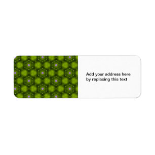 Pink Flowers Custom Return Address Labels