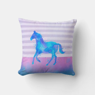 Pink Flowers Cute Whimsical Pattern Personalised Cushion