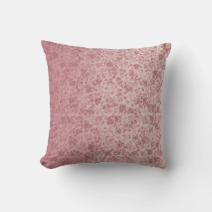 Pink flowers degraded cushion