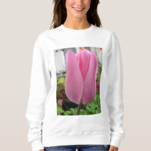 Pink Flowers Floral Tulip Tulips Garden T Shirt