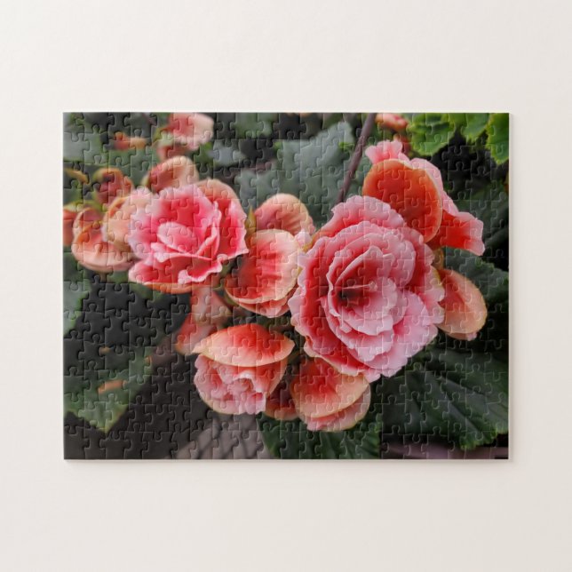 Pink flowers jigsaw puzzle (Horizontal)