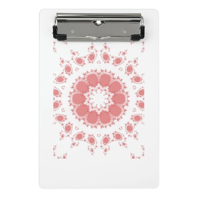 PINK FLOWERS MINI CLIPBOARD (Front)