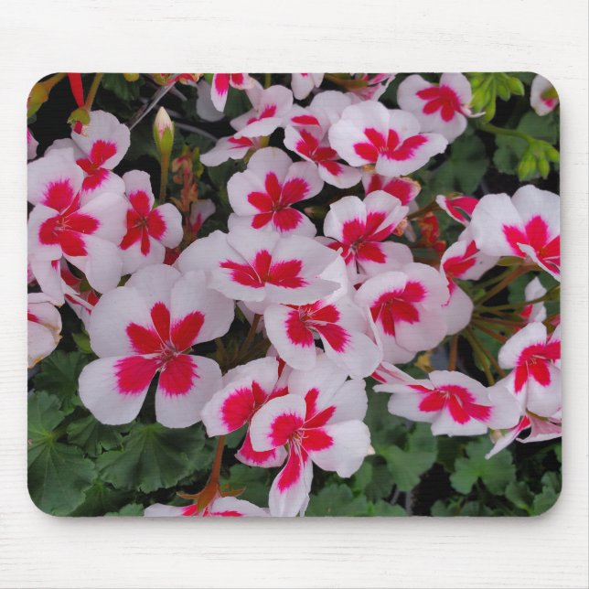 Pink flowers mouse mat (Front)
