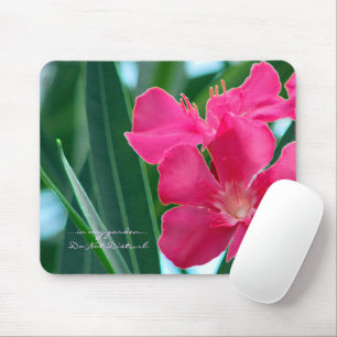 Pink Flowers Mouse Mat