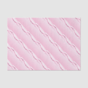 Pink Flowers n Waves Tissue Paper