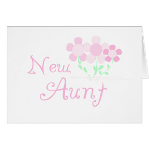 Pink Flowers New Aunt