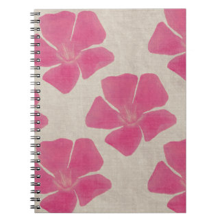 Pink Flowers Notebook