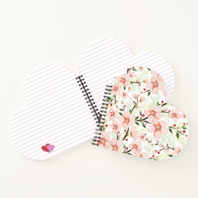 Pink flowers notebook (Inside)