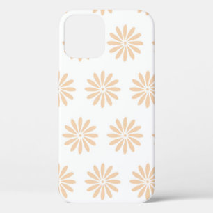 Pink flowers pattern. art,artwork,background,bloom iPhone 12 case
