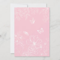 Pink Flowers Pattern, Floral, Pattern, Minimalist