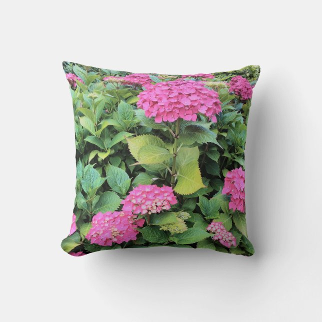 Pink  Flowers Photo Cushion 41 cm x 41 cm (Front)