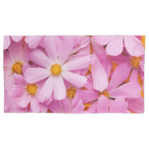 Pink Flowers Pillowcase