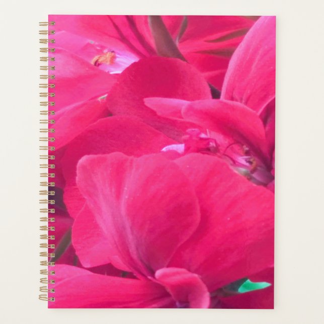 Pink Flowers Planner (Front)
