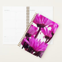 Pink Flowers Planner - TheDabs by Mari D.