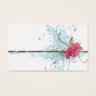 Pink flowers Profile Card