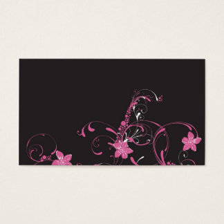 Pink flowers Profile Card