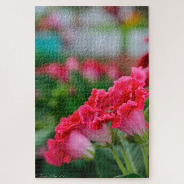 Pink Flowers Puzzle (Vertical)