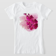 Pink flowers shirt
