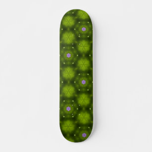 Pink Flowers Skateboard