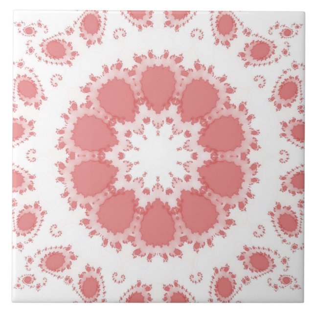 PINK FLOWERS TILE (Front)