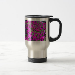 Pink Flowers: Travel Mug