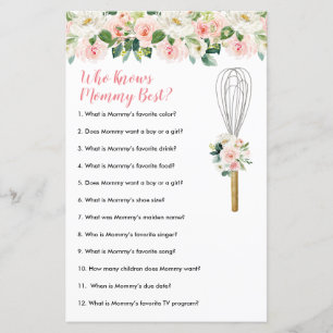 Pink Flowers Who Knows Mummy Best Greenery Floral