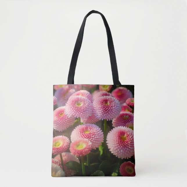 Pink FlowersTote Bag (Front)