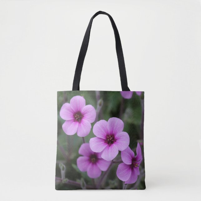 Pink FlowerTote Bag (Front)