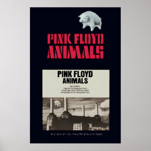 Pink Floyd 1977 Animals US Promo Poster Print 1