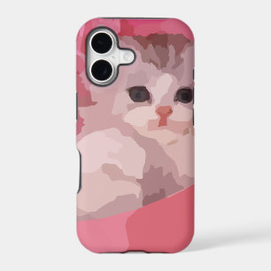 pink fluffy kitten
