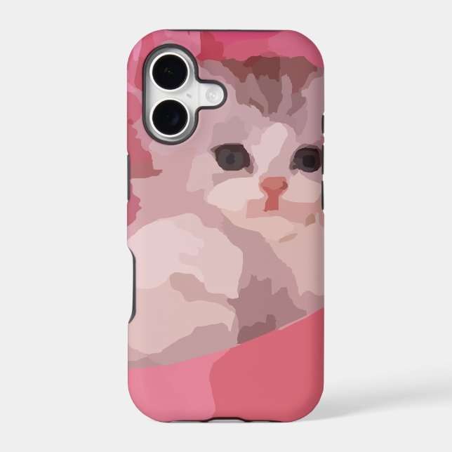 pink fluffy kitten (Back)