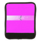 Pink Fluorescent Monogram