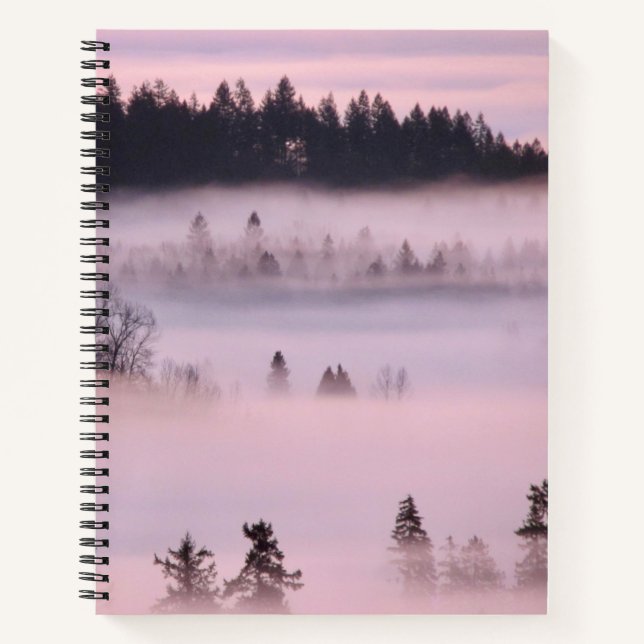 Pink Fog Blanket. Notebook (Front)