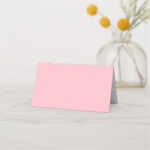 Pink Folded Place Card