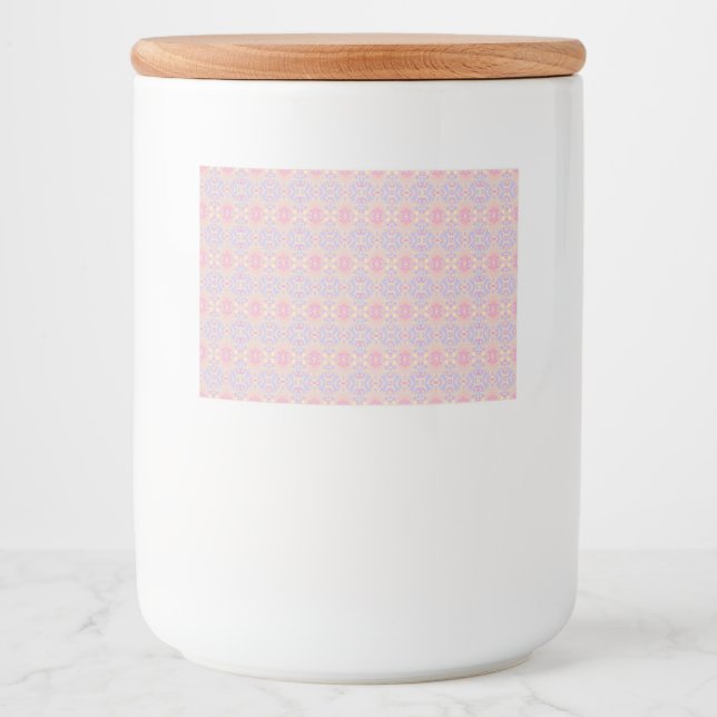 pink food label (Front)