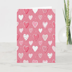 Pink For Her Valentines Card