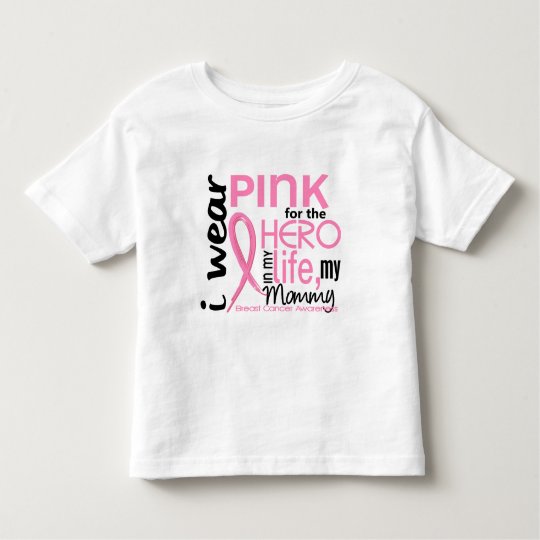 Pink For Hero In Life 2 Mummy Breast Cancer Toddler T-Shirt